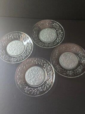 Princess House Fantasia Salad/Dessert Plates (4)